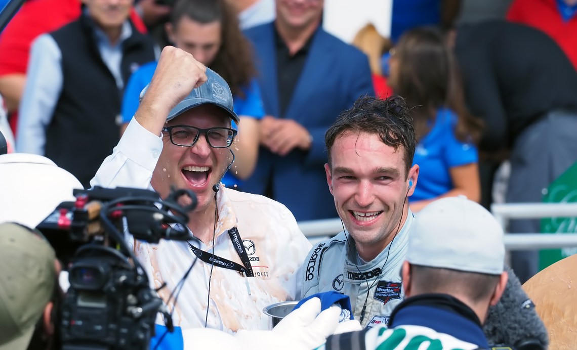 You can't spray chocolate milk.