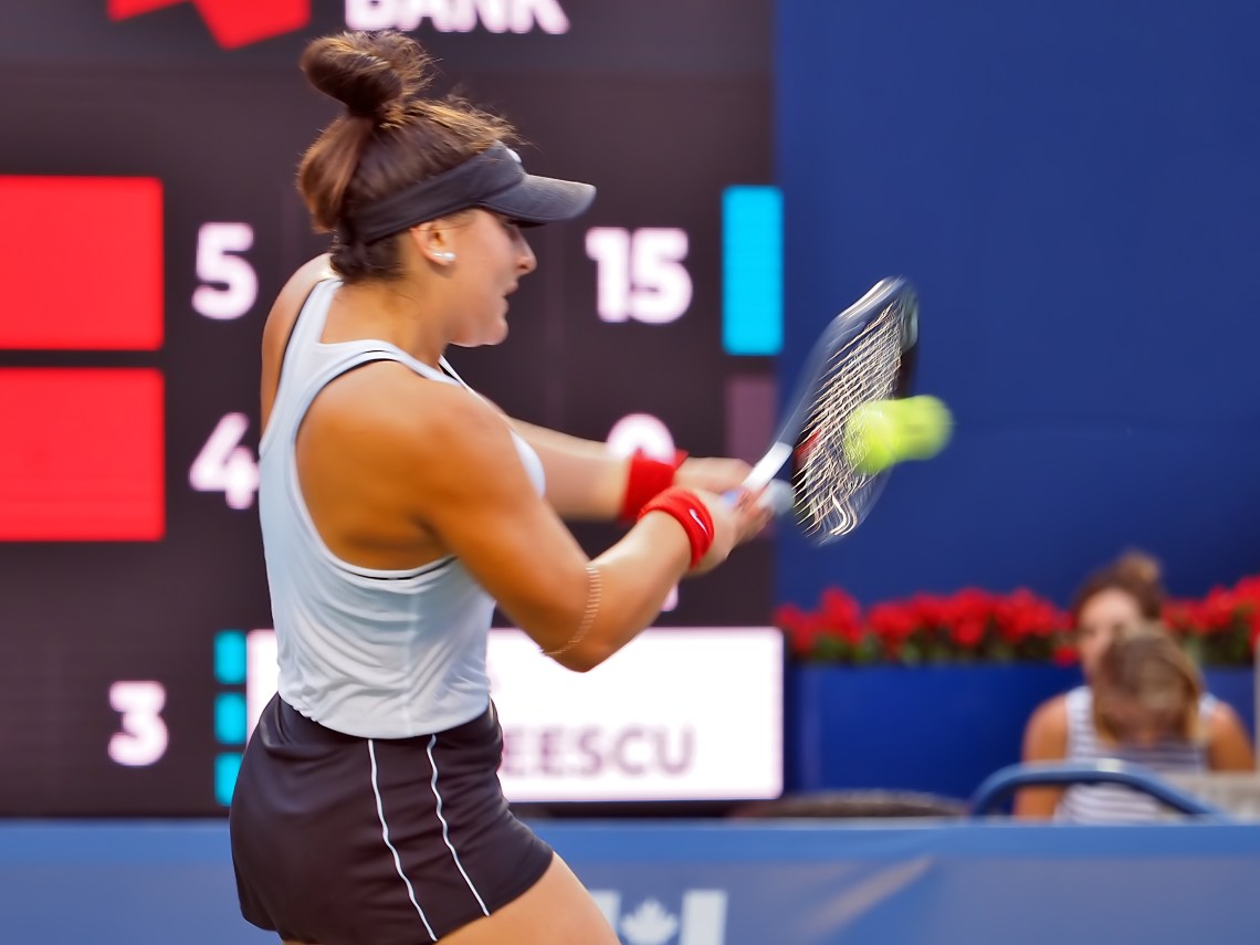 Round 1 Rogers Cup 2019 Eugenie Bouchard v Bianca Andreescu