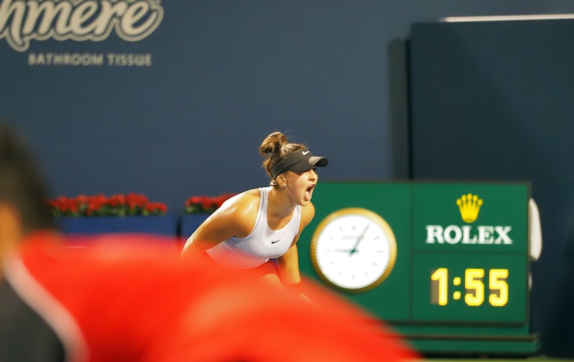 Round 1 Rogers Cup 2019 Eugenie Bouchard v Bianca Andreescu