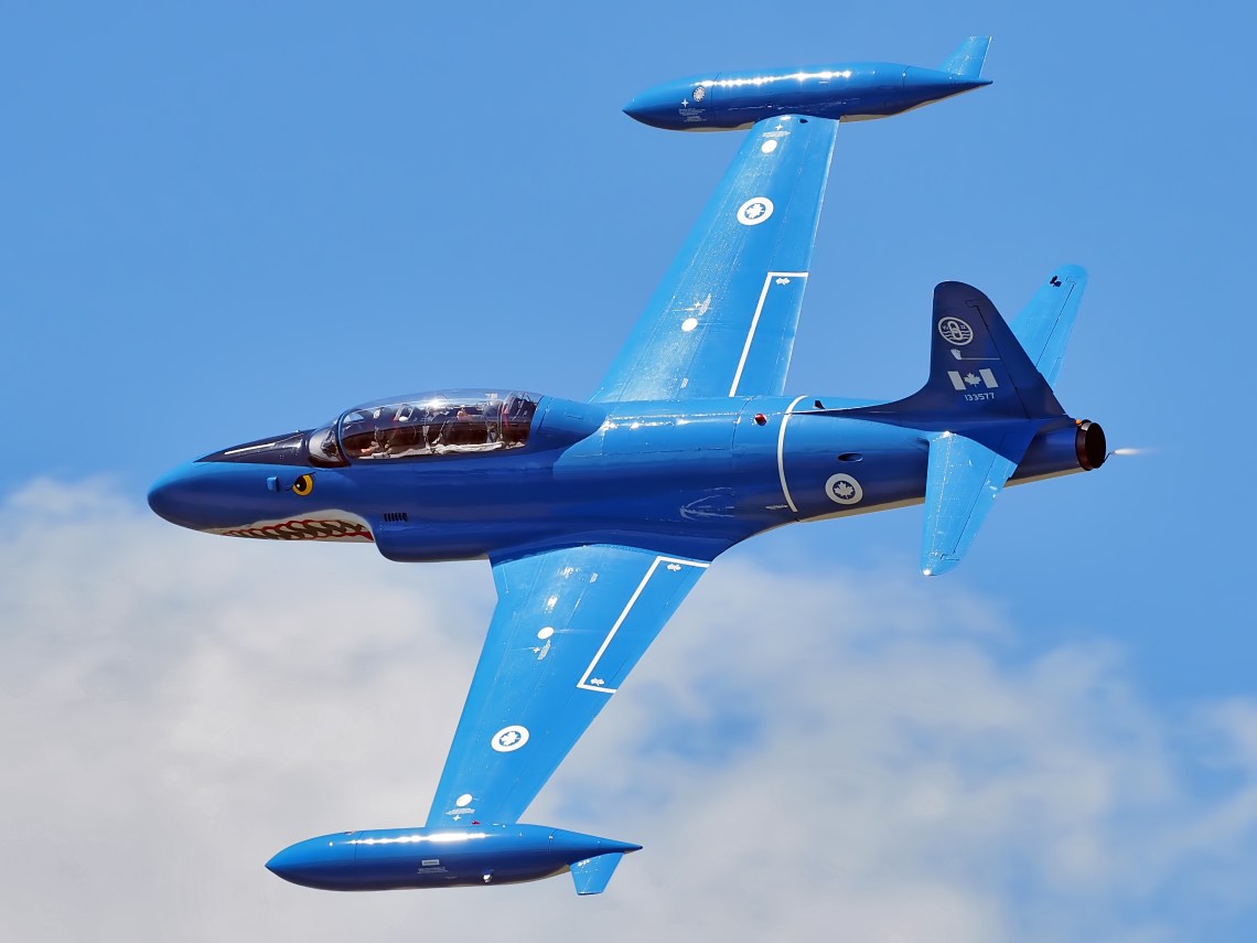 Superb closeup of Canadair T-33